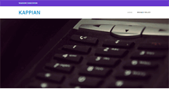 Desktop Screenshot of kappian.com