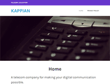 Tablet Screenshot of kappian.com